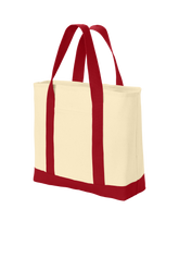 Port Authority Ideal Twill Two-Tone Shopping Tote Bag