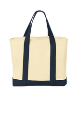 Port Authority Ideal Twill Two-Tone Shopping Tote Bag