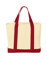 Port Authority Ideal Twill Two-Tone Shopping Tote Bag