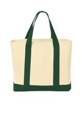 Port Authority Ideal Twill Two-Tone Shopping Tote Bag