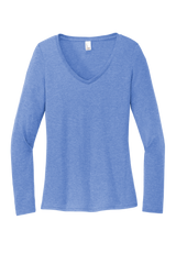 District Women’s Perfect TrI Long Sleeve V-Neck TShirt