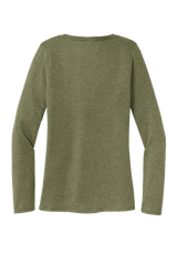 District Women’s Perfect TrI Long Sleeve V-Neck TShirt
