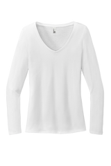 District Women’s Perfect TrI Long Sleeve V-Neck TShirt