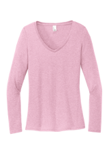 District Women’s Perfect TrI Long Sleeve V-Neck TShirt